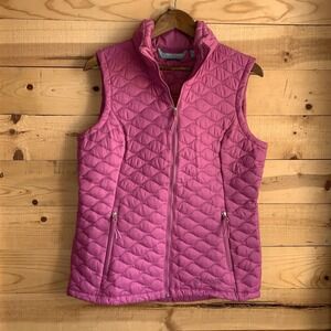 Free Country Insulated Vest Womens Medium Pink‎ Quilted